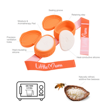 Load image into Gallery viewer, LittleMum Moist-Heat Eye Compress Mask, Aromatherapy, Microwavable