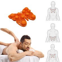 Load image into Gallery viewer, Smart size to fit neatly into the small of your back without being bulky, and fits the curve of your back perfectly; ten acupressure nodes with massage effect designed for myofascial release your back pain