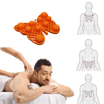 Smart size to fit neatly into the small of your back without being bulky, and fits the curve of your back perfectly; ten acupressure nodes with massage effect designed for myofascial release your back pain